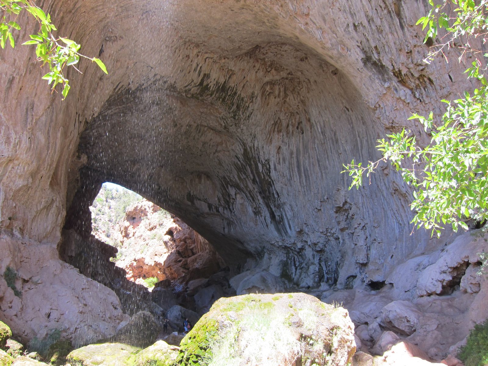 A view through the tunnel